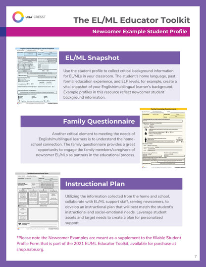EL/ML Educator Toolkit: Newcomer Supplement