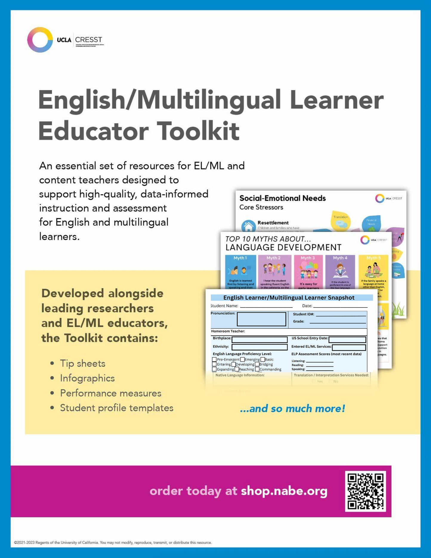 English/Multilingual Learner Educator Toolkit